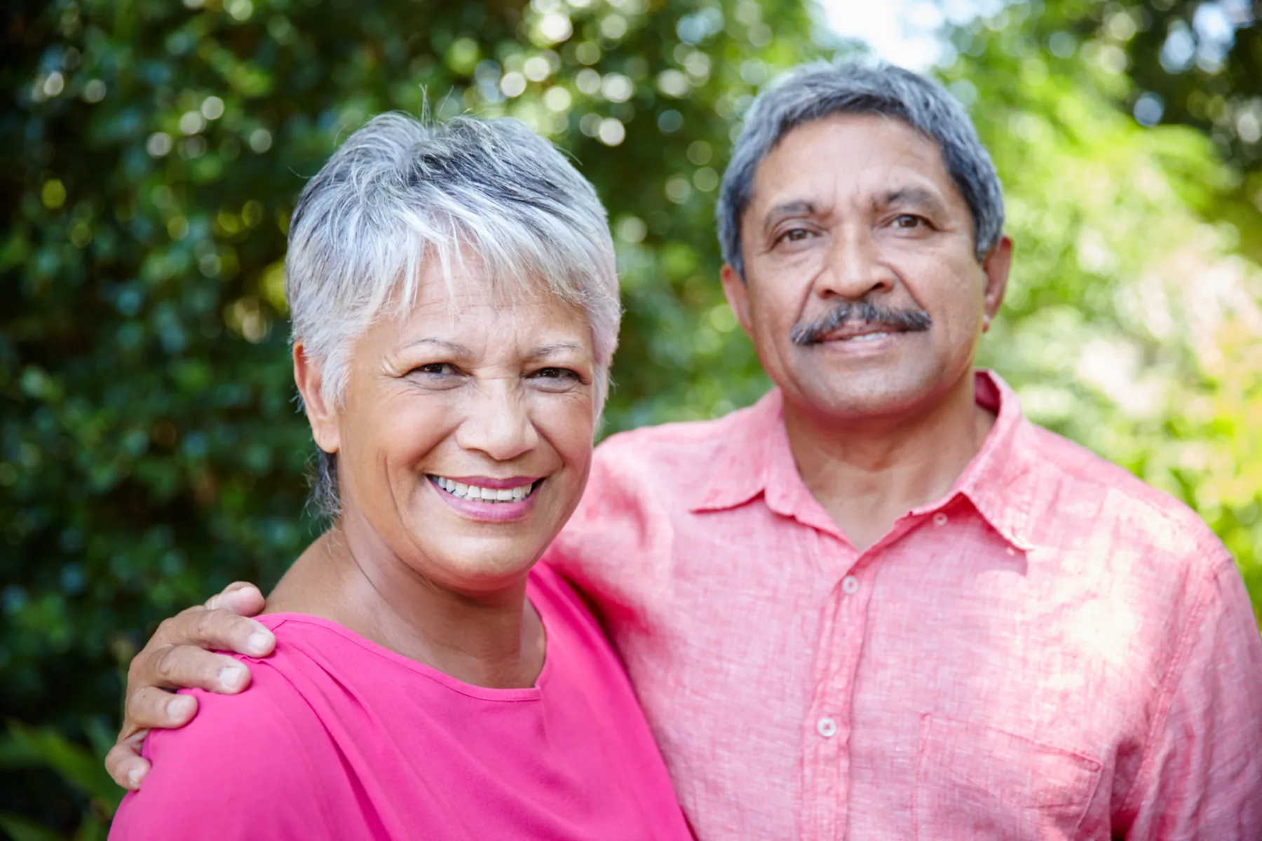 Senior couple enjoying time outdoors